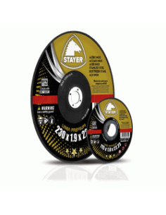 Disco Abrasivo Stayer Ø115mm Inox Premium | 10 Unidades