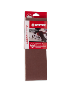 Banda de Lijas Stayer P120 75x457mm | Pack 3 Unidades