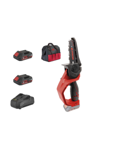 Mini Motosierra Stayer 18V + 2 Baterías 2.0 Ah + Bolsa Transporte
