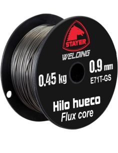 Bobina Hilo Tubular 0,45 kg 0,9 mm | Sin Gas | Marca Stayer